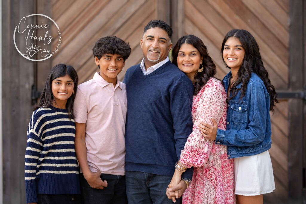 Family photos in rustic park in Poway, San Diego, California. Stunning stylized family in cozy country park.